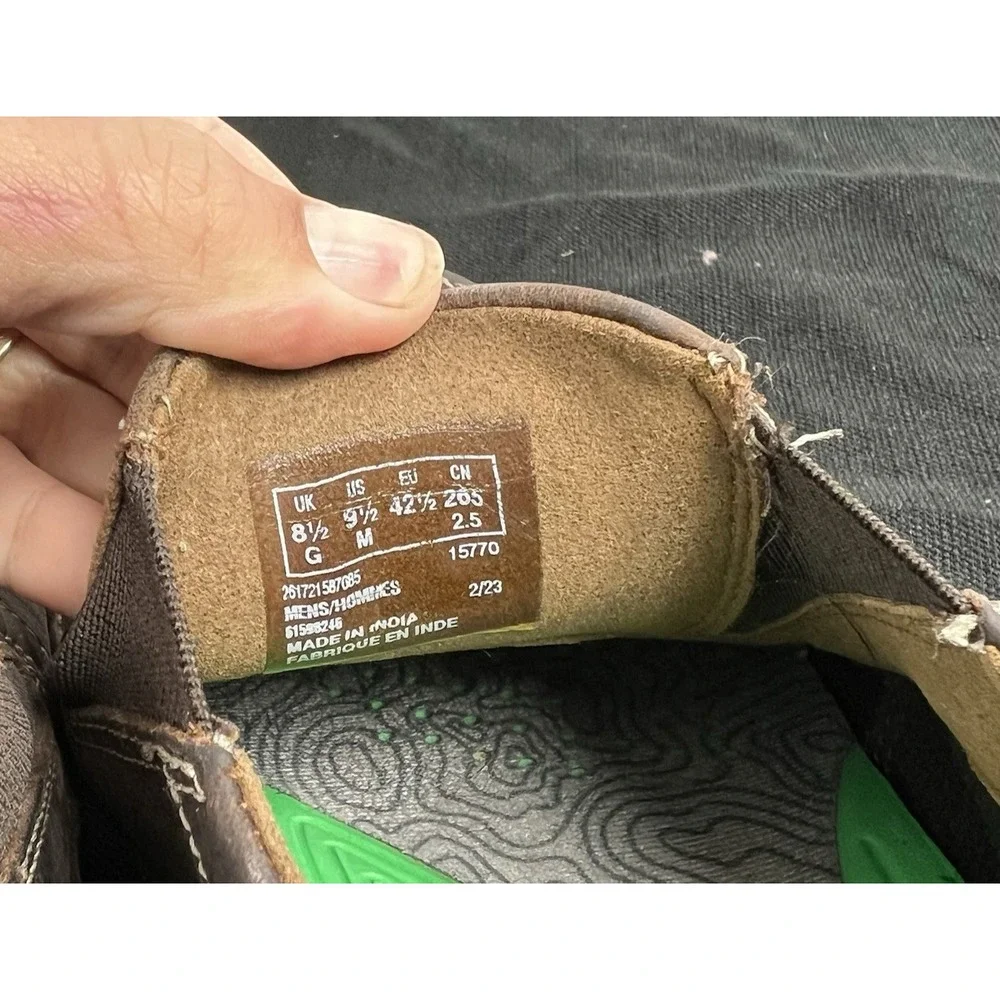 Clarks Extreme Comfort Mens 8.5 Brown Leather Gorpcore‎ Dadcore Minimalist